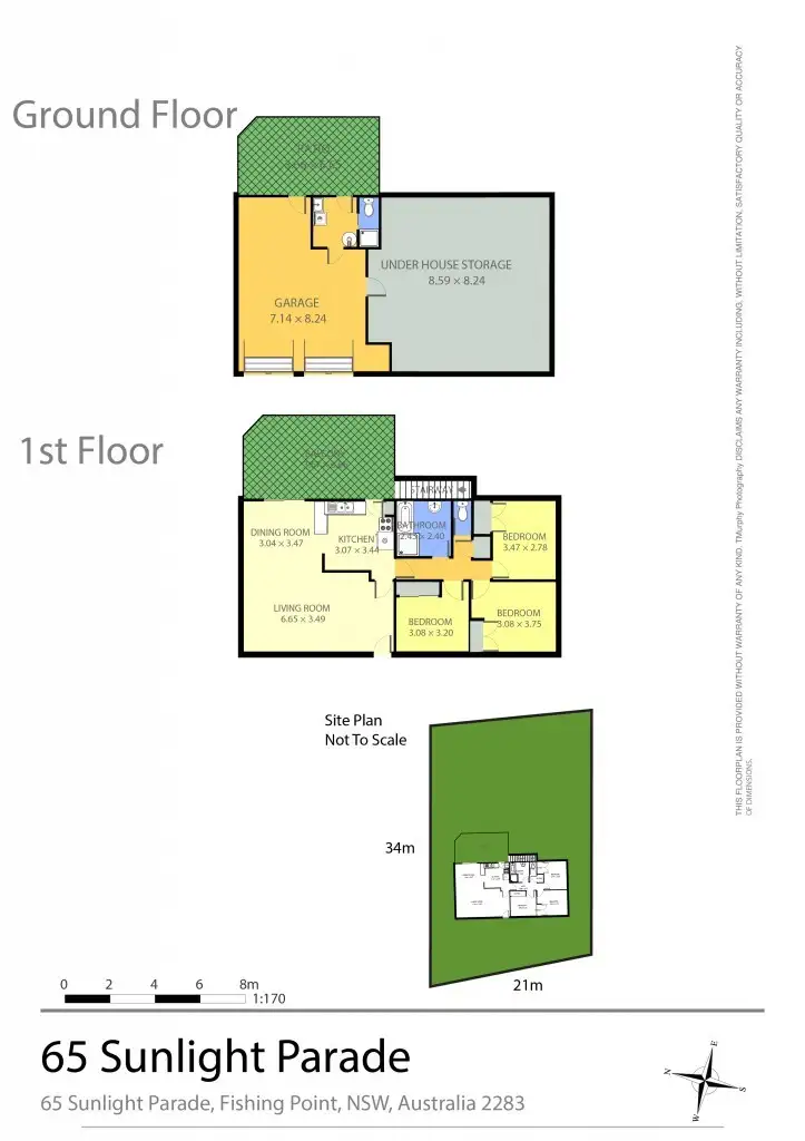 Floorplan of Homely house listing, 65 Sunlight Parade, Fishing Point NSW 2283