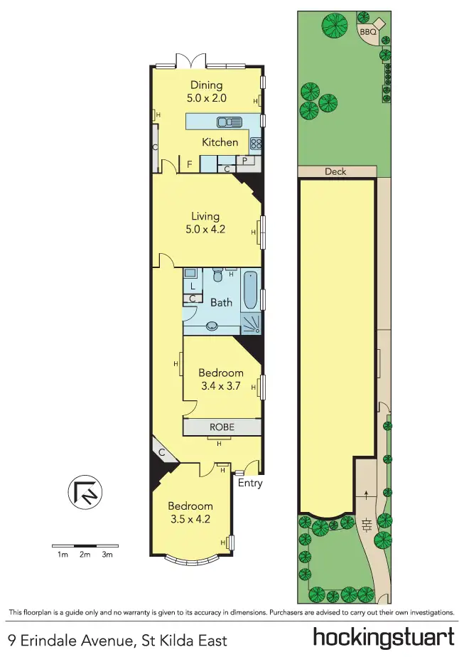 Floorplan of Homely house listing, 9 Erindale Avenue, St Kilda East VIC 3183
