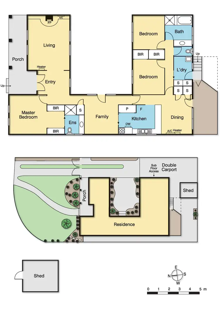 Floorplan of Homely house listing, 5 Binalong Court, Yallambie VIC 3085