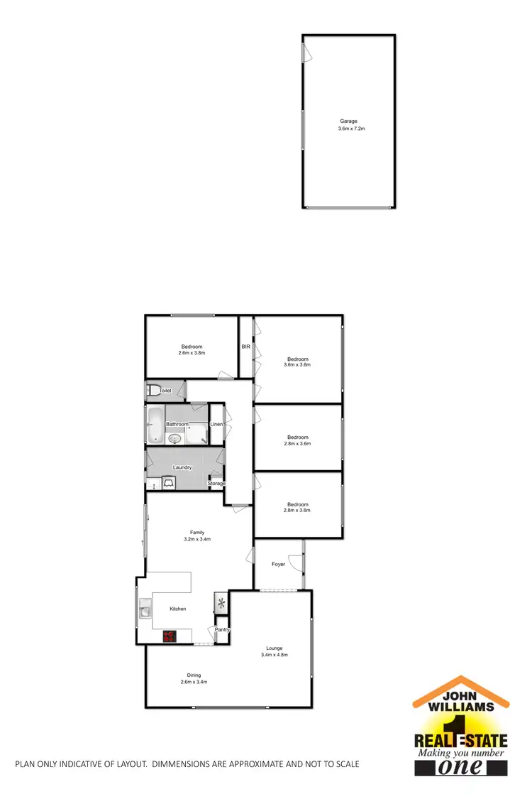Floorplan of Homely house listing, 83 Rose Street, Liverpool NSW 2170