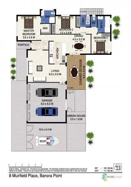 Floorplan of Homely house listing, 8 Muirfield Place, Banora Point NSW 2486