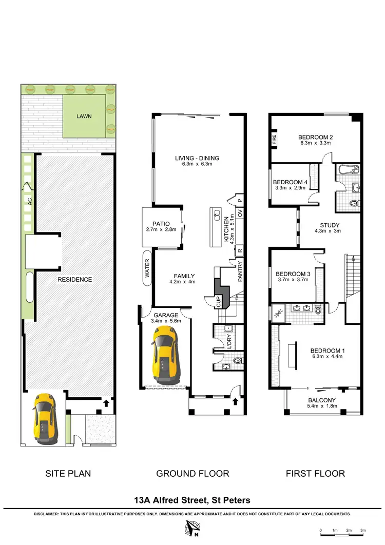 Floorplan of Homely house listing, 13A Alfred Street, St Peters NSW 2044