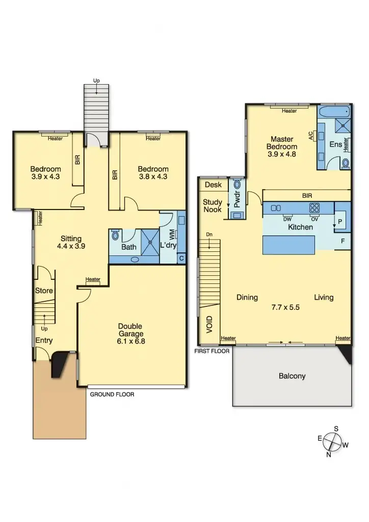Floorplan of Homely house listing, 813a Esplanade, Mornington VIC 3931