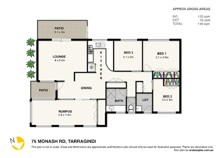 Floorplan of Homely house listing, 75 Monash Road, Tarragindi QLD 4121
