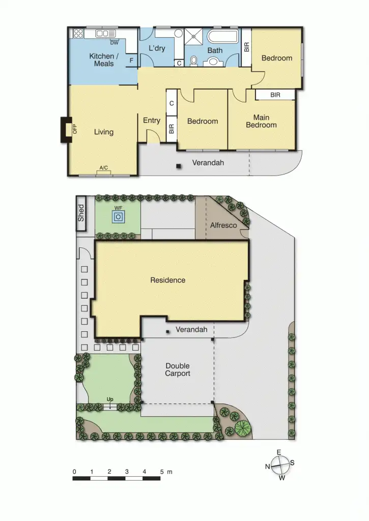 Floorplan of Homely unit listing, 1/122 Bible Street, Eltham VIC 3095