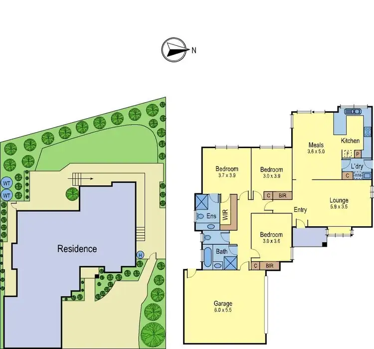 Floorplan of Homely house listing, 3/167 Mountain View Road, Greensborough VIC 3088