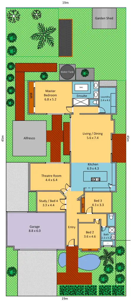 Floorplan of Homely house listing, 55 Firth Way, Greenvale VIC 3059