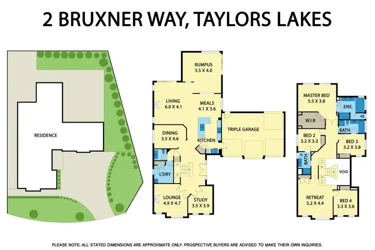 Floorplan of Homely house listing, 2 Bruxner Way, Taylors Lakes VIC 3038