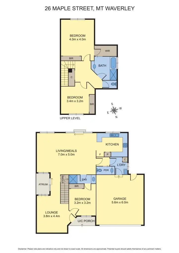 Floorplan of Homely townhouse listing, 26 Maple Street, Mount Waverley VIC 3149