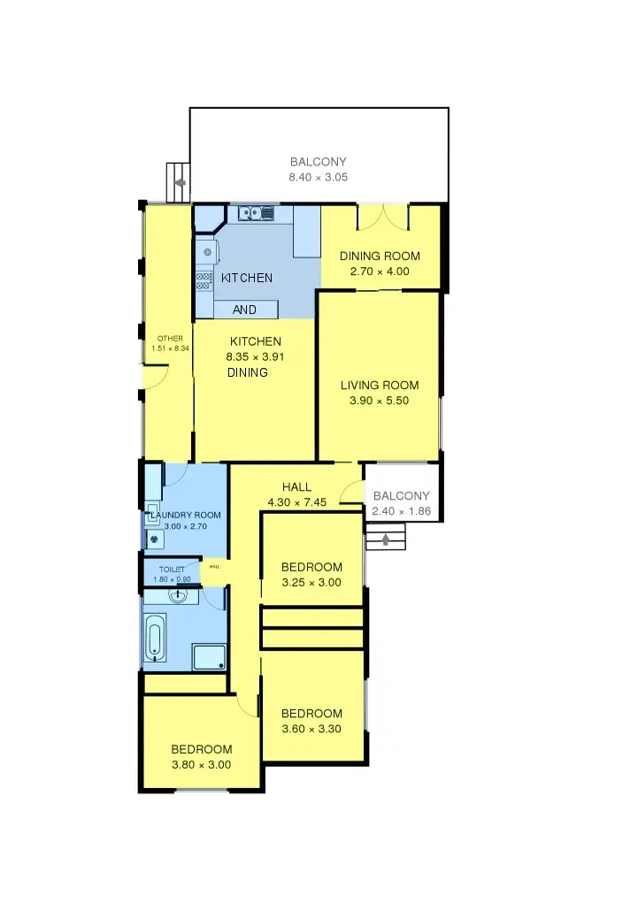 Floorplan of Homely house listing, 63 Willis Street, Portarlington VIC 3223