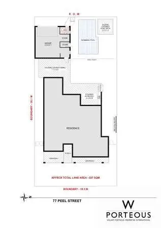 Floorplan of Homely house listing, 77 Peel Street, Jolimont WA 6014