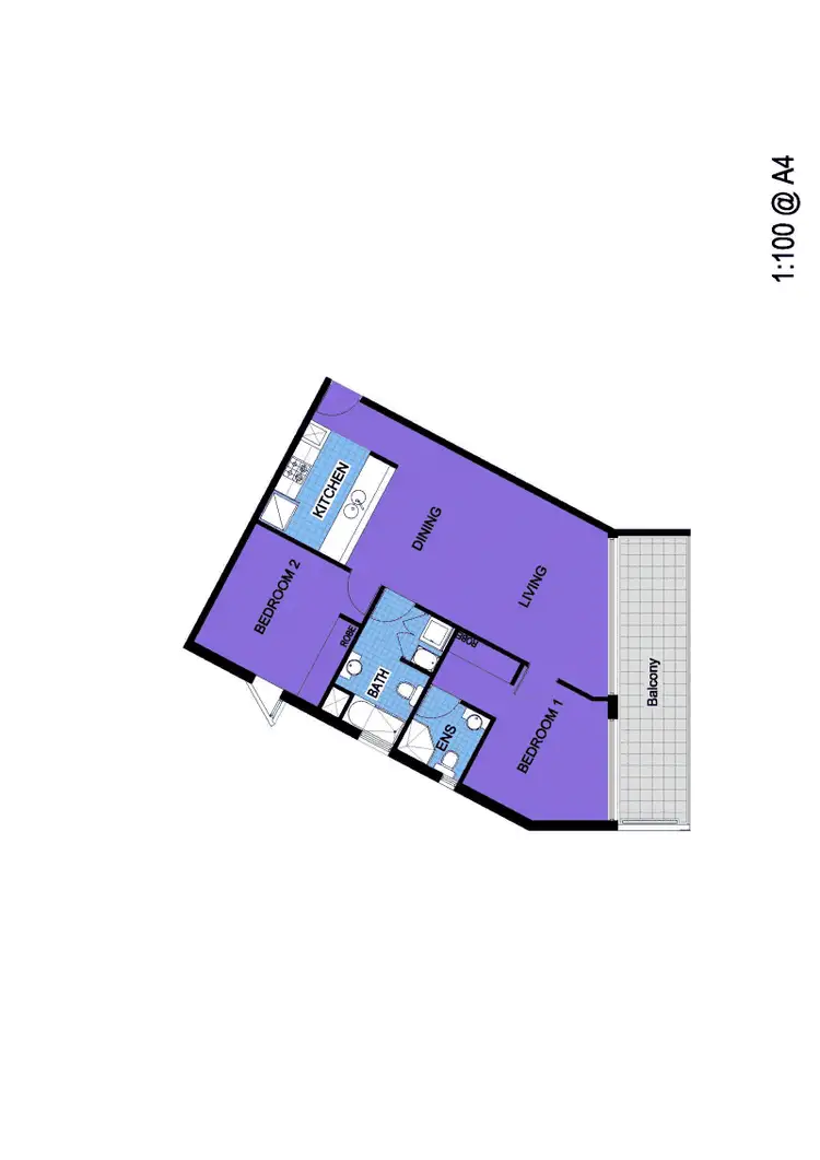 Floorplan of Homely apartment listing, 39/1 Goodsell Street, St Peters NSW 2044