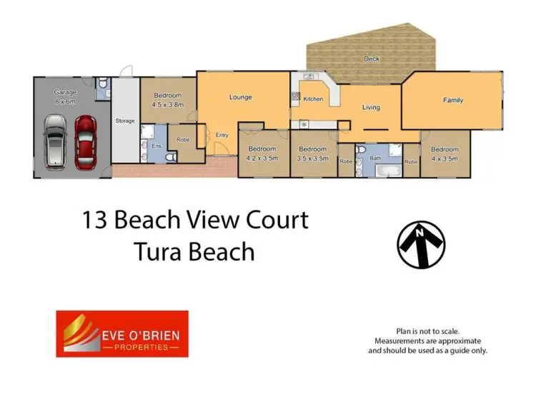 Floorplan of Homely house listing, 13 Beach View Court, Tura Beach NSW 2548