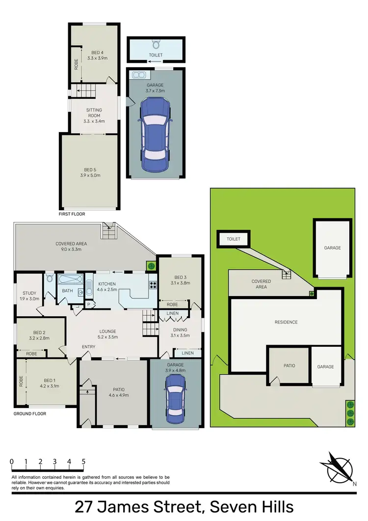 Floorplan of Homely house listing, 27 JAMES Street, Seven Hills NSW 2147