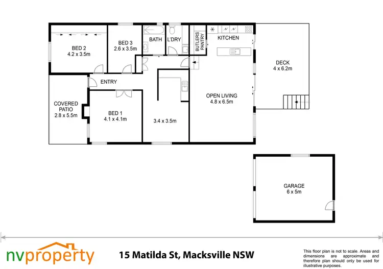 Floorplan of Homely house listing, 15 Matilda  Street, Macksville NSW 2447