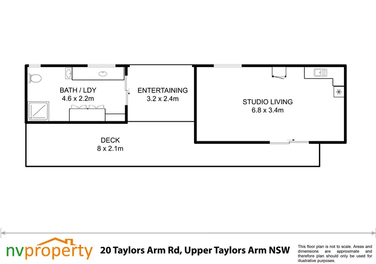 Floorplan of Homely house listing, 20 Taylors Arm Road, Upper Taylors Arm NSW 2447