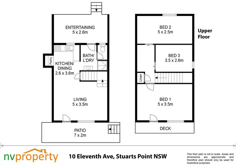 Floorplan of Homely house listing, 10 Eleventh Avenue, Stuarts Point NSW 2441