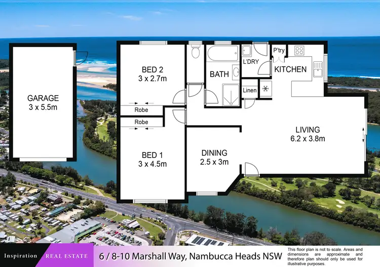 Floorplan of Homely villa listing, 6/8-10 Marshall Way, Nambucca Heads NSW 2448