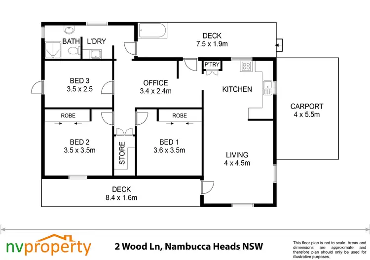 Floorplan of Homely house listing, 2 Woods Lane, Nambucca Heads NSW 2448