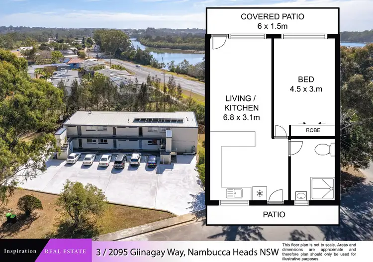 Floorplan of Homely unit listing, 3/2095 Giinagay Way, Nambucca Heads NSW 2448