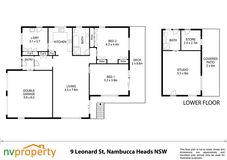Floorplan of Homely house listing, 9 Leonard Street, Nambucca Heads NSW 2448