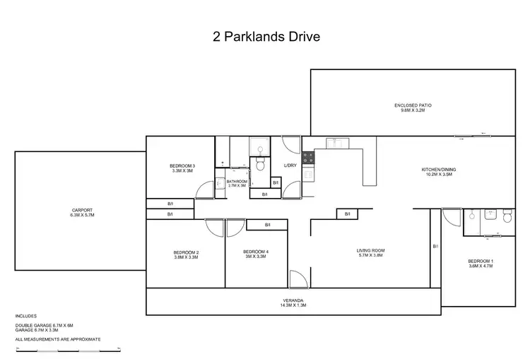 Floorplan of Homely house listing, 2 Parklands Drive, Gulmarrad NSW 2463