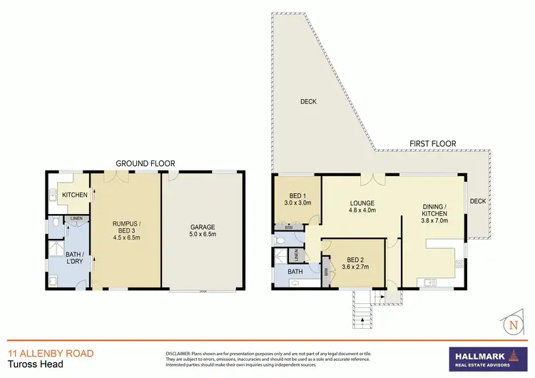 Floorplan of Homely house listing, 11 Allenby Road, Tuross Head NSW 2537