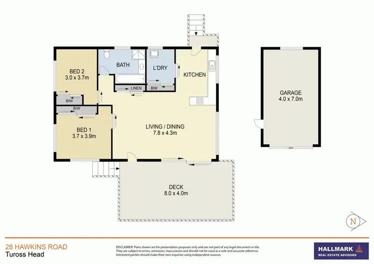 Floorplan of Homely house listing, 28 Hawkins Road, Tuross Head NSW 2537