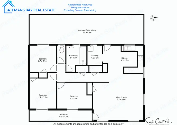 Floorplan of Homely house listing, 1 Foam Street, Surfside NSW 2536