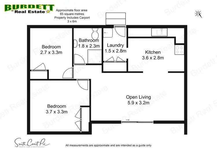 Floorplan of Homely unit listing, 5/30 Matthew Parade, Batehaven NSW 2536