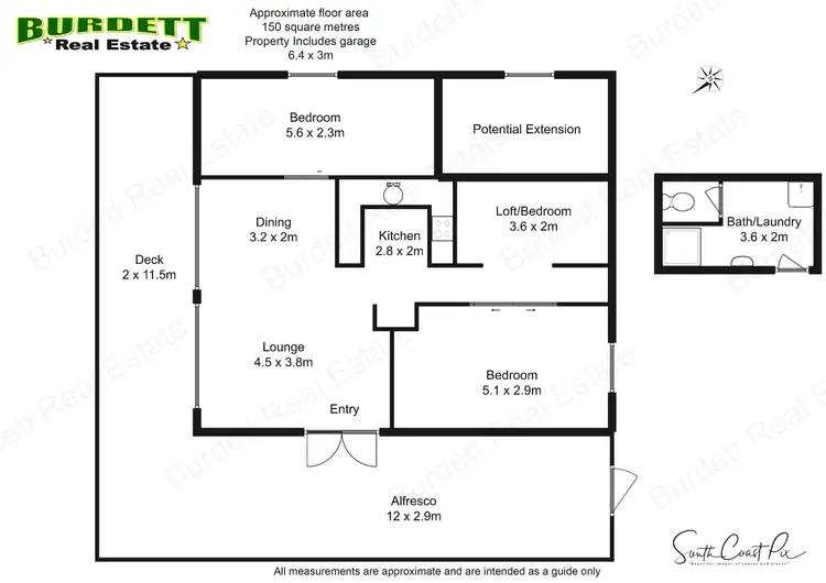 Floorplan of Homely house listing, 6 High View Avenue, Surf Beach NSW 2536