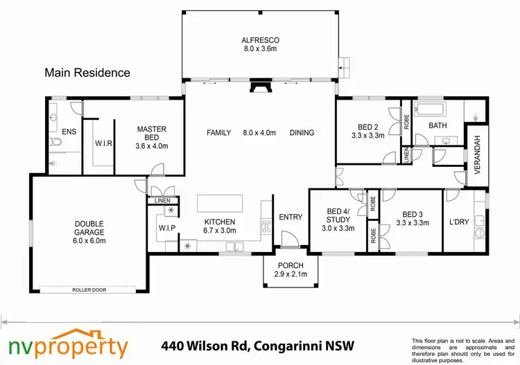 Floorplan of Homely rural property listing, 440 Wilson Road, Congarinni North NSW 2447