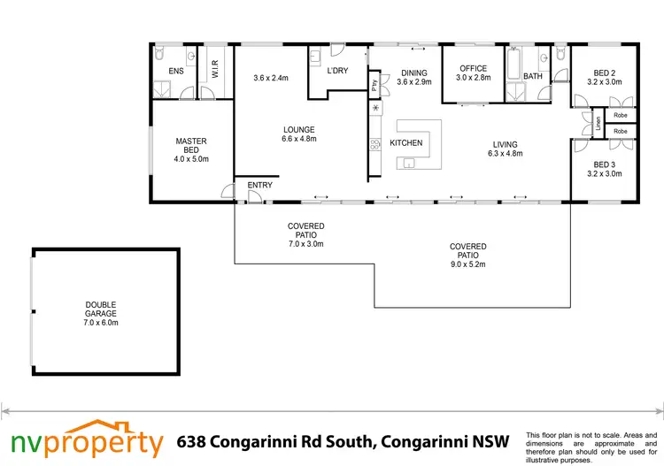 Floorplan of Homely rural property listing, 638 Congarinni Road South, Congarinni NSW 2447