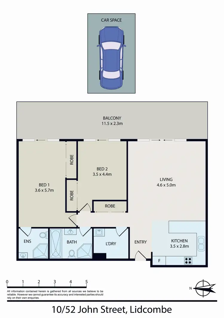 Floorplan of Homely apartment listing, 10/52 JOHN Street, Lidcombe NSW 2141