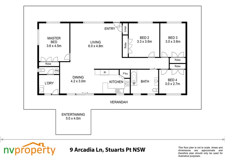 Floorplan of Homely rural property listing, 8 Arcadia Lane, Stuarts Point NSW 2441
