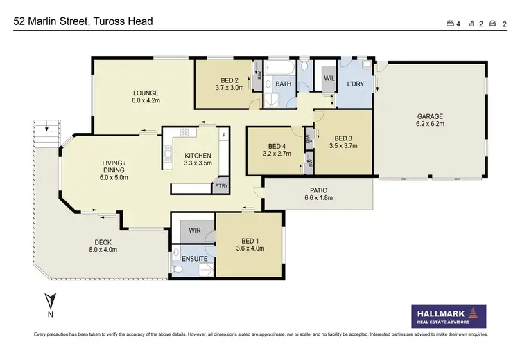 Floorplan of Homely house listing, 52 Marlin Street, Tuross Head NSW 2537