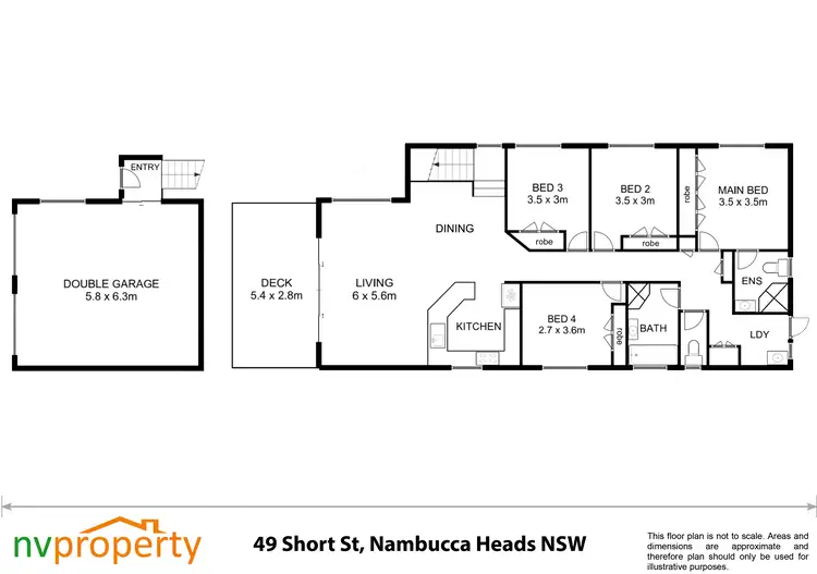 Floorplan of Homely house listing, 49 Short Street, Nambucca Heads NSW 2448