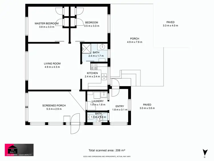 Floorplan of Homely house listing, 38 Marine  Parade, Stuarts Point NSW 2441