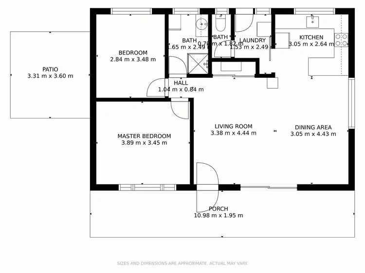 Floorplan of Homely house listing, 1 Seventeenth  Avenue, Stuarts Point NSW 2441