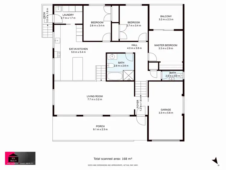 Floorplan of Homely house listing, 21 South Pacific Drive, Scotts Head NSW 2447