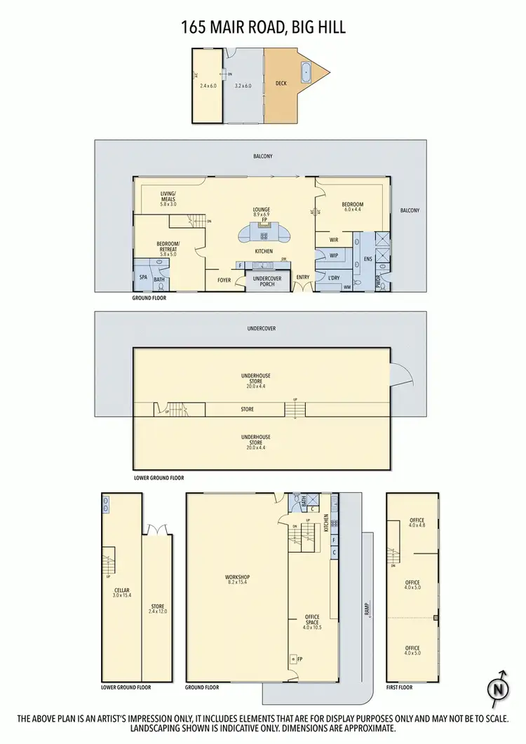 Floorplan of Homely house listing, 165 Mair Road, Big Hill VIC 3231
