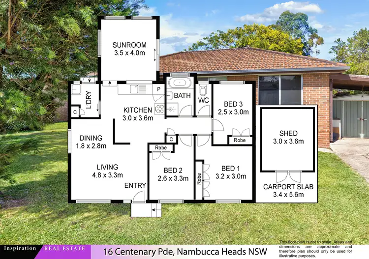 Floorplan of Homely house listing, 16 Centenary Parade, Nambucca Heads NSW 2448