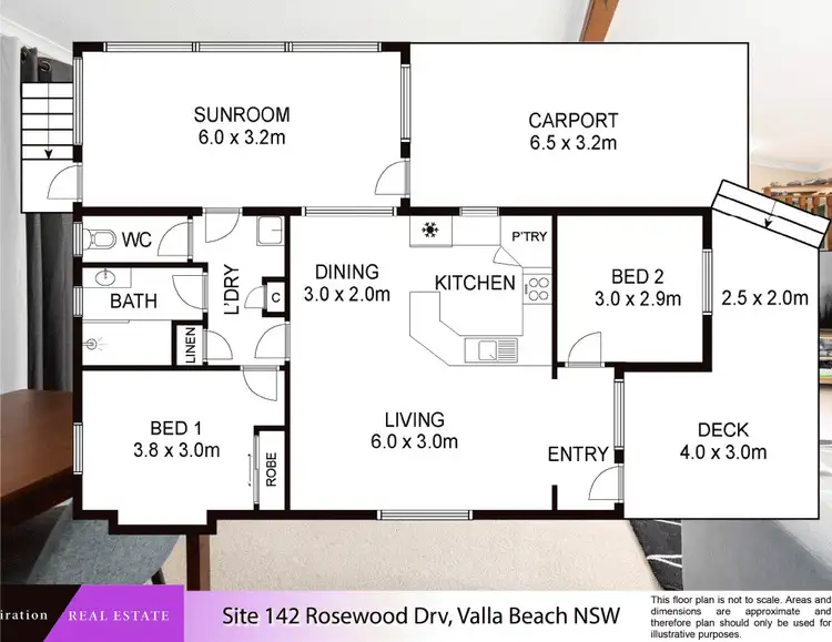 Floorplan of Homely other listing, 142 Rosewood Drive, Valla Beach NSW 2448