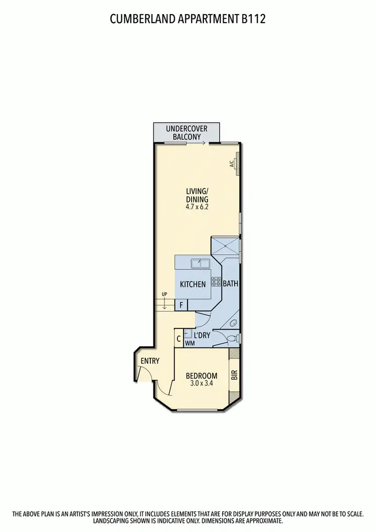 Floorplan of Homely apartment listing, B112/148 Mountjoy Parade, Lorne VIC 3232