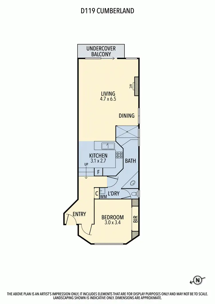 Floorplan of Homely house listing, D119/148 Mountjoy Parade, Lorne VIC 3232