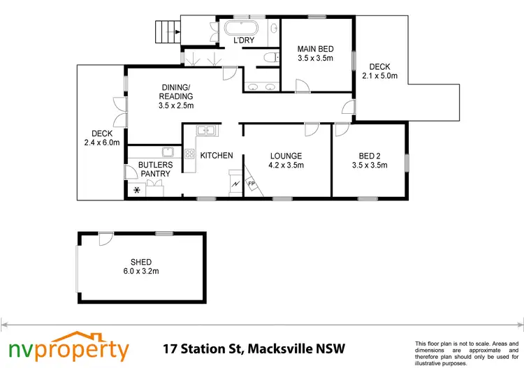 Floorplan of Homely house listing, 17 Station Street, Macksville NSW 2447