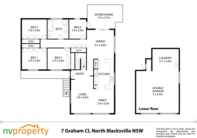 Floorplan of Homely house listing, 7 Graham  Close, Macksville NSW 2447