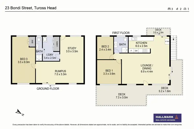 Floorplan of Homely house listing, 23 Bondi Street, Tuross Head NSW 2537