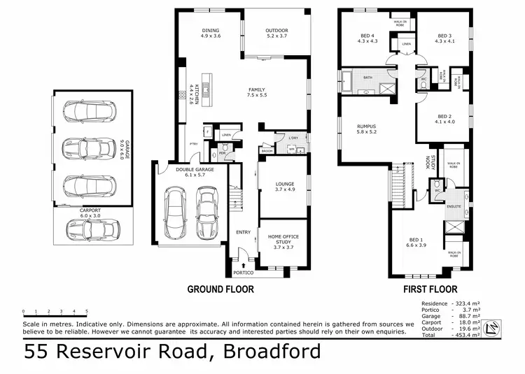 Floorplan of Homely house listing, 55 Reservoir Road, Broadford VIC 3658