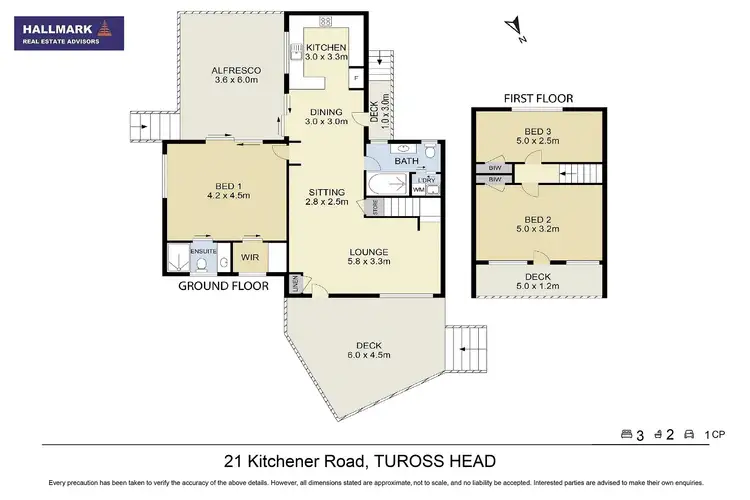 Floorplan of Homely house listing, 21 Kitchener Road, Tuross Head NSW 2537